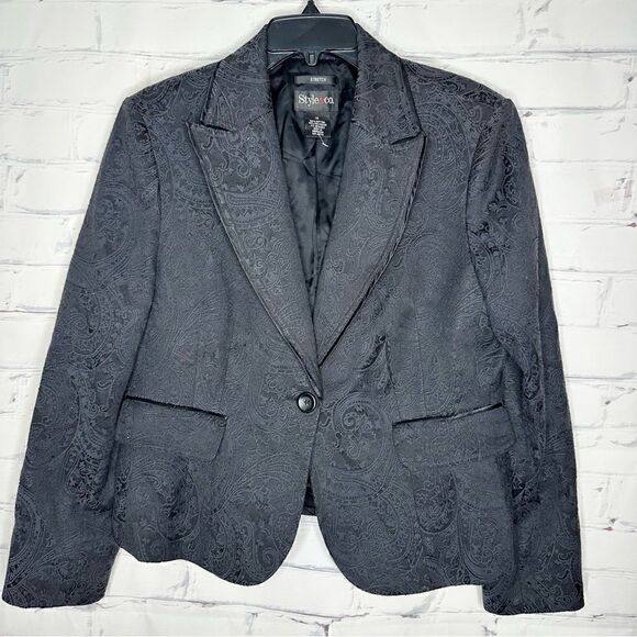 Style & Co. Jackets & Blazers - Style & Co size 14 black blazer